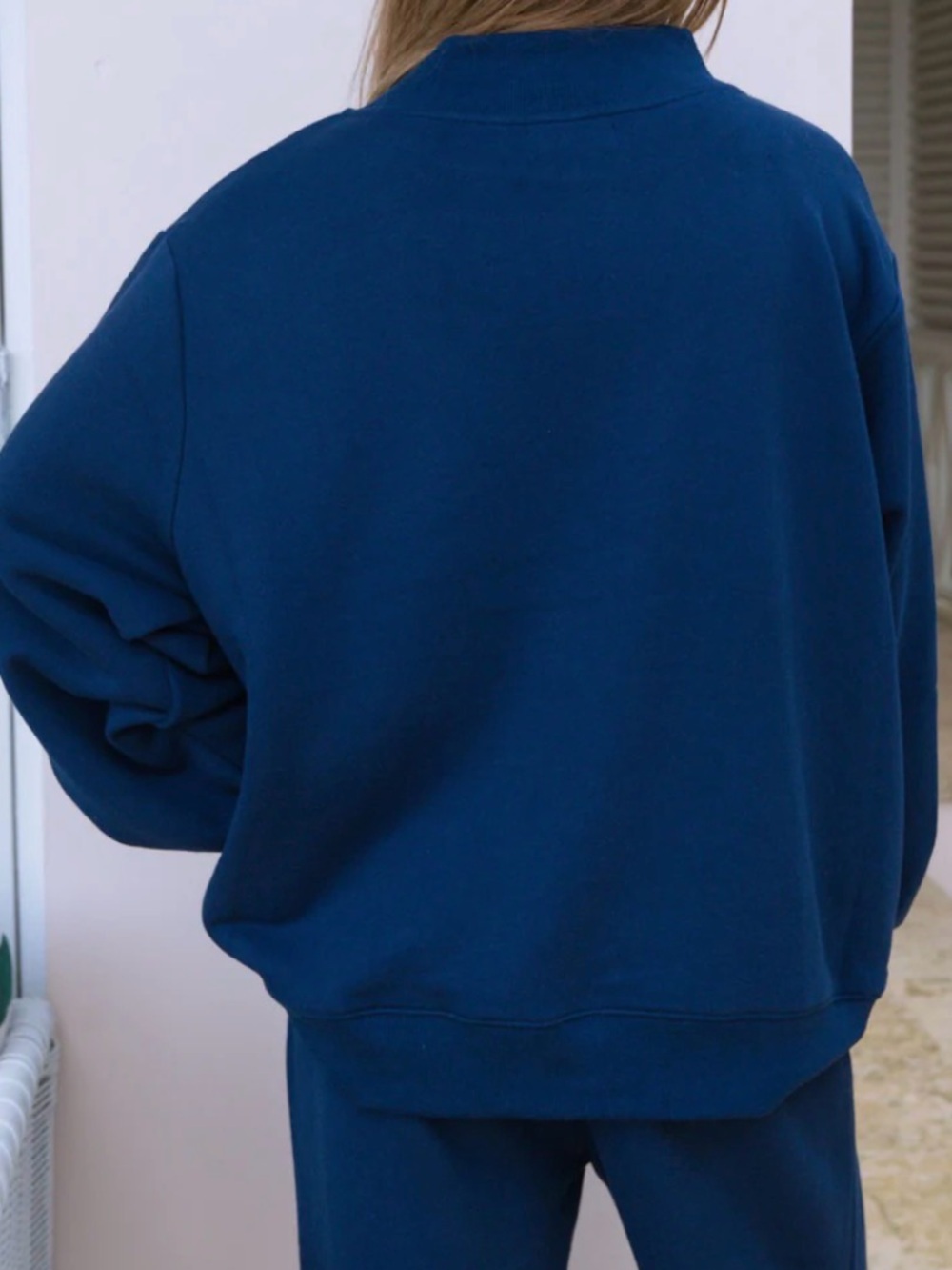 NWT PARKE 🏝️ SUMMERLAND DROP ☀️ Heritage Varsity Mockneck- Seabreeze- Size L/XL - Picture 3 of 14